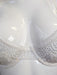 Princesse Tam Tam, a fun flirty bra on sale. Color White. Style 116. Gore view.