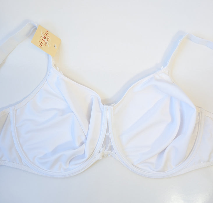 Simone Perele Andora, a premium minimizer bra. Color Ivory. Style 131380. Inside view.