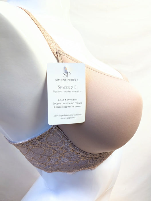 Simone Perele Caresse a great plunge spacer bra. Style 12A316. Color Beige.