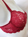 Simone Perele Celeste, a luxe demi bra. Color Red. Style 12M331.