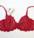 Simone Perele Celeste, a luxe demi bra. Color Red. Style 12M331.