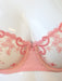 Simone Perele Delice, a great demi bra. Color Pink. Style 12X330. Gore view.