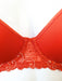 Simone Perele Delice, a tshirt bra for great shape. Style 12X343. Color Tangerine. Gore view.