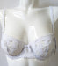 Simone Perele Envol, a mesh demi bra. Loads of style. Color White. Style 14C330.