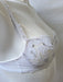 Simone Perele Envol, a mesh demi bra. Loads of style. Color White. Style 14C330.