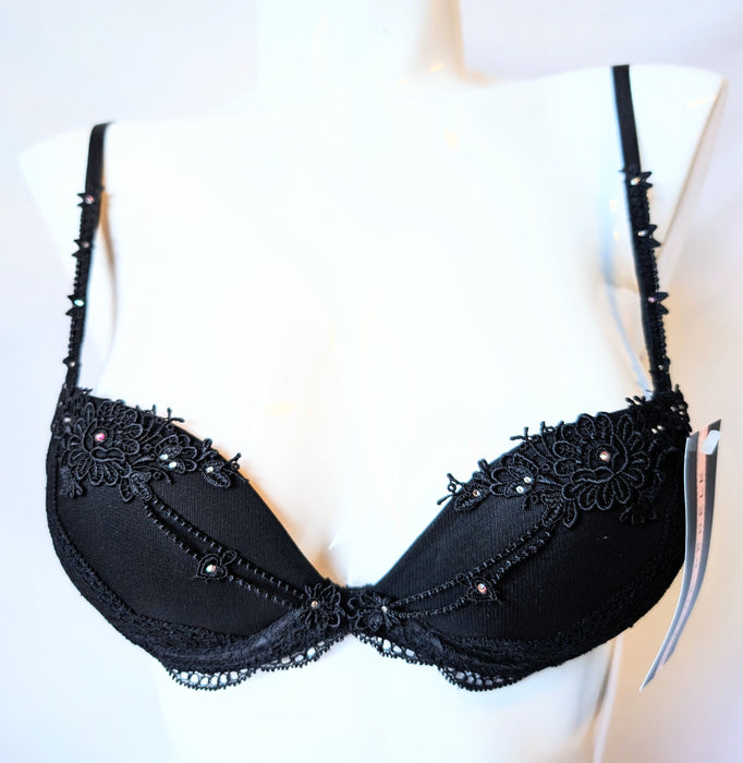 Simone Perele Opera, a wonderful pushup bra. Color Black. Style 14P340S.