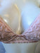 Simone Perele Orphee, a vintage looking pushup bra. Color Petal Poder. Style 15S340. Gore view.