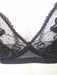 Simone Perele Promesse, a comfortable wireless bra on sale. Color Anthracite. Style 12H210. Gore view.