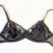 Simone Perele Promesse, a comfortable wireless bra on sale. Color Anthracite. Style 12H210. Inside view.