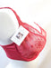 Simone Perele Revelation, a premium bra for a full bust in a plunge style. Style 12R321. Color Red Kiss.