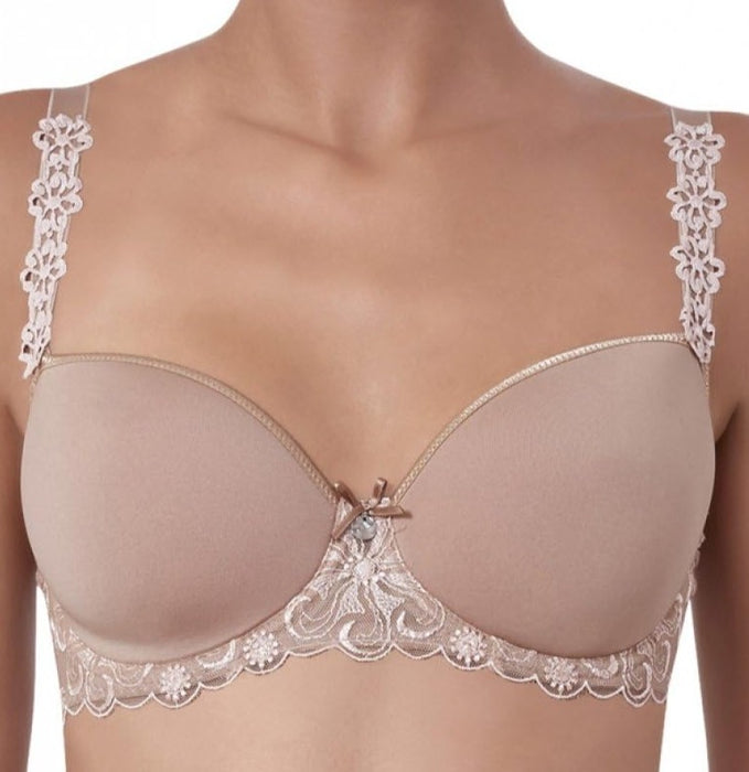 Simone Perele Revelation a great spacer bra. Modern and comfortable. Color Beige. Style 12R343.