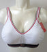 Triumph Triaction, a wireless sports bra. Color White. Style 8208.