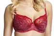 Panache Jasmine, a balconette bra in Berry Burst color. Style 6951.