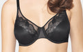 Triumph Lace Spotlight, a full cup bra made of jersey and lace. Color Black. Style 10194089.