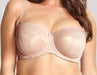 Sculptresse by Panache, Dana, is a convertible strapless bra that you can wear with or without straps. A great full bust bra. Color Linen. Style 9670.