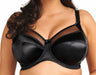 Goddess Keira Full Cup Banded Satin Bra in Black on sale. Style GD6090