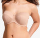 Sculptresse by Panache, Dana (style 9670) is a convertible strapless bra that you can wear with or without straps. A great full bust bra. Color Linen. 