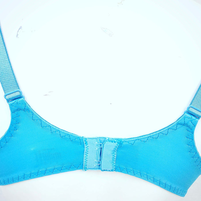 Empreinte Jane, a full cup bra oozing glamour. Color Bleu Polaire. Style 07182.