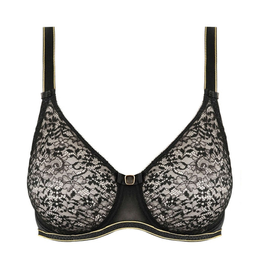 Empreinte Allure, a full coverage bra that blends innovation and luxury. Color Black. Style 07205.