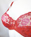 Empreinte Flora, a full cup bra on sale. Color Rouge Tentation. Style 07199.