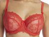 Empreinte Louise, a plus size full cup bra on sale. Color Rouge Intense. Style 07184.