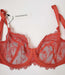 Empreinte Louise, a sexy demi bra on sale. Color Rouge Intense. Style 08184.