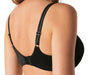 Empreinte Swan, a beautiful plunge bra in lightly padded cups. Color Black. Style 31210.