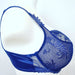 Empreinte Thalia, plus size lingerie at its best. Color Shiny Blue. Style 0856.