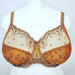 Empreinte Carmen, a full cup bra. One of the best plus size bras out there. Color Havane. Style 07188.