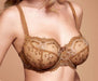 Empreinte Carmen a demi cup bra. Color Havane. Style 08188.