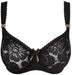 Empreinte Grace, a seamless, fashionable bra. Color Black. Style 18134.