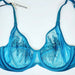 Empreinte Jane, a full cup bra oozing glamour. Color Bleu Polaire. Style 07182.