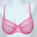 Empreinte Kate, a balconette bra. Color Fraise. Style 08187.