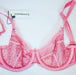 Empreinte Kate, a balconette bra. Color Fraise. Style 08187.