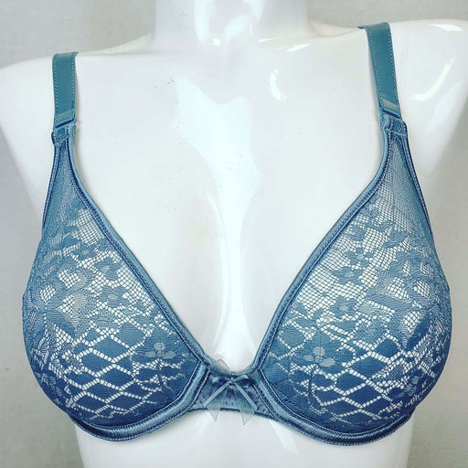 Empreinte Melody, a plunge bra with great style. Color Glacier. Style 1486.