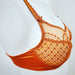 Empreinte Norah, a full cup sheer bra. Color Orange Cuivre. Style 07191.