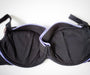 Ewa Michalak a soft, padded, plunge bra. Nununu, a great plus size bra. Color Violet. Style 1200.