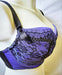 Ewa Michalak a soft, padded, plunge bra. Nununu, a great plus size bra. Color Violet. Style 1200.