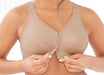 Glamorise Posture Back, a wireless bra for support and comfort. Color Beige. Style 1265.