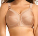 Goddess Audrey, a softcup, wireless, full coverage bra. Color Beige. UK Size. Style GD6121.