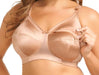 Goddess Keira, a premium plus size nursing bra. UK Size. Color Beige. Style GD6092.