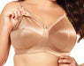 Goddess Keira, a premium plus size nursing bra. UK Size. Color Beige. Style GD6092.