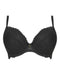 Gossard Superboost, a plunge bra with padded cups. Color Black. Style 7711.