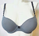 Marie Jo bra, Tom, a pushup bra with molded cups. Great shape and cleavage. Color Check. Style 0220827.