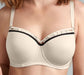 Marlies Dekkers Space Odyssey, a seamless balconette bra. Color Ivory. Style 197601.