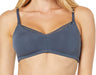 Natori Bliss wireless nursing bra. A soft, comfortable bra. Color Ash Navy. Style 765058.