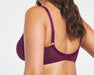 Panache Ana, a stylish plunge bra for plus size breasts. Color Damson. Style 9396.