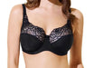 Panache Harmony, a full cup bra ideal for the plus size bust. Color Black. Style 4035.