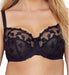 Panache Corrine, a glamorous balconette bra. Color Black. Style 10111.