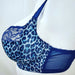 Panache Jasmine, a great balconette bra with wonderful lace on the top part of the cups. On sale. Color Animal Navy. Style 6951.